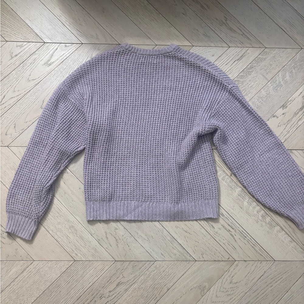 NWT NAADAM Oversized Waffle Crewneck Sweater - Picture 6 of 6